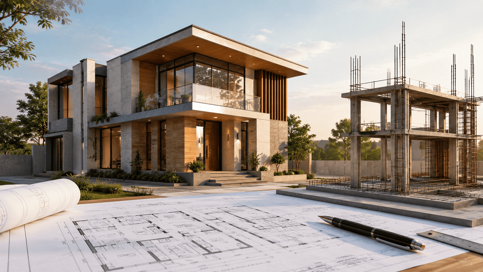 Architectural & Structural Design drawings and engineering models by Mauli Design & Constructions